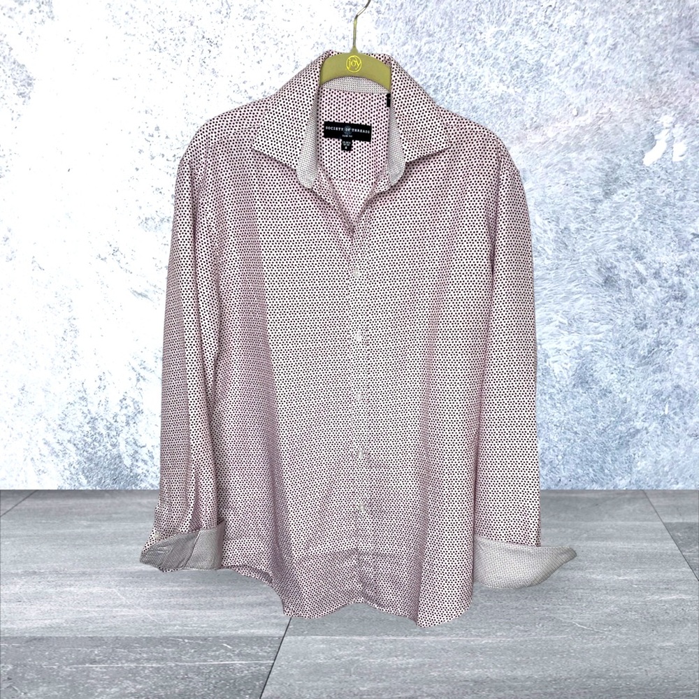 Society Of Threads Mens Button Up Slim‎ Fit S